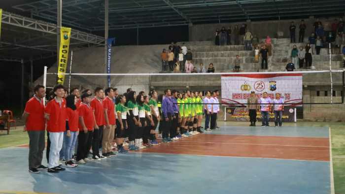 Turnamen bola voli polres Kediri