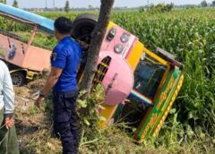 Kereta Kelinci Dengan 54 Penumpang Kecelakaan, 10 Orang Luka