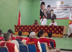 Dikpol Partai Gerindra Lewat Gerakan ASRI Sebagai Ajang Penguatan Kader