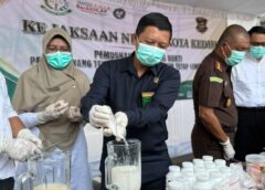 Kejari Kota Kediri Musnahkan Barang Bukti 67 Perkara, Kasus Narkotika Masih Mendominasi
