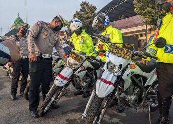 Satlantas Polres Kediri Siapkan Personilnya Jelang Nataru 2023