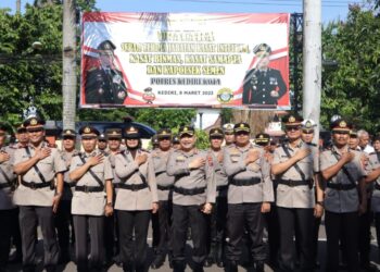Kapolres Kediri Kota Pimpin Setijab Pejabat Utama Baru