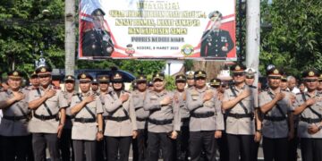Kapolres Kediri Kota Pimpin Setijab Pejabat Utama Baru