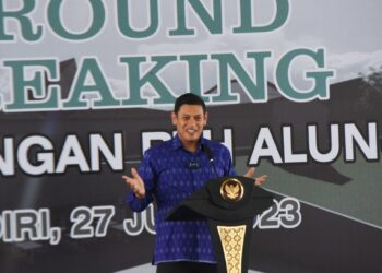 Wali Kota Kediri Lakukan Groundbreaking Pengembangan RTH Alun-Alun Kota Kediri