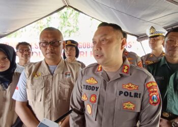 Relawan Suket Teki Nusantara-Polres Kediri Kota Gelar Baksos Warga