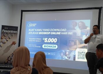Bersama Bioskop Online, Film Pesantren Pukau Puluhan Sineas Di Kediri