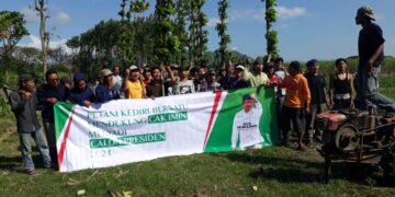 Puluhan Petani Kediri Dukung Cak Imin Presiden