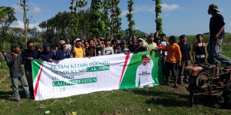 Puluhan Petani Kediri Dukung Cak Imin Presiden