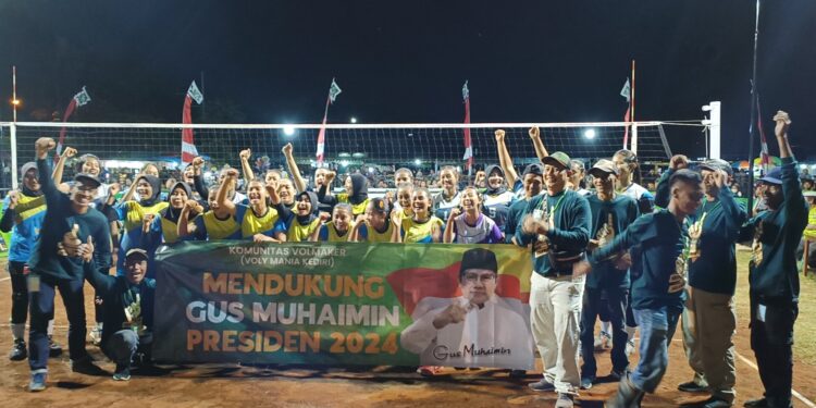 Komunitas Voli Kediri Dukung Muhaimin Iskandar Calon Presiden 2024