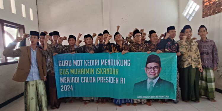Guru MDT Kediri Mendukung Gus Muhaimin Iskandar Menjadi Calon Presiden 2024