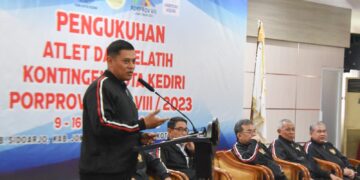 483 Atlit Porprov Jatim VIII Diberangkatkan Pemkot Kediri