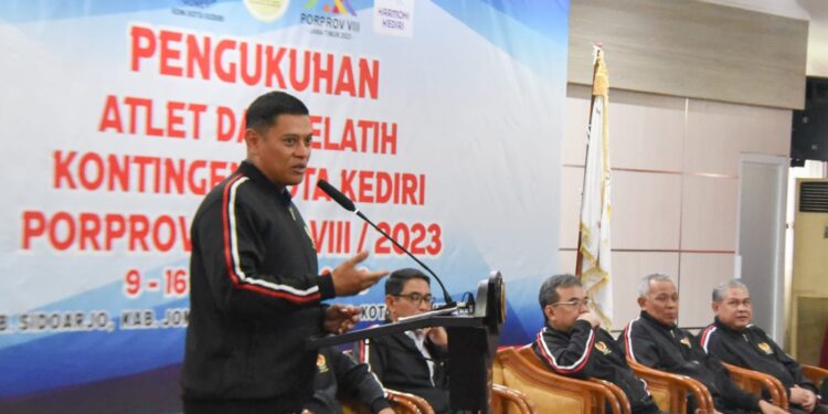 483 Atlit Porprov Jatim VIII Diberangkatkan Pemkot Kediri