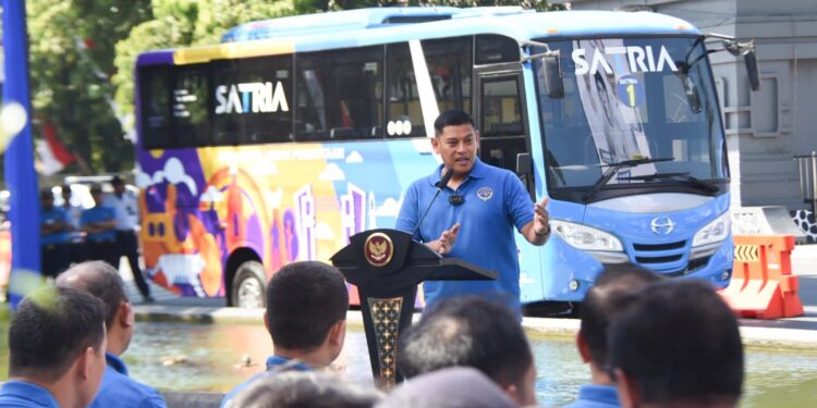 Bus Satria Keliling Kota Kediri Gratis, Resmi Beroperasi