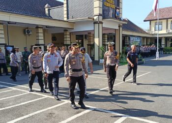 Tekan Angka Laka Dan Pelanggaran, Polisi Kota Kediri Apel Ops Zebra Semeru 2023