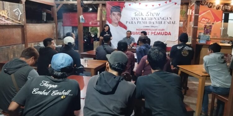 Puluhan Warga Dari Sedulure Mas Gibran Kota Kediri Gelar Syukuran Dan Bincang Santai