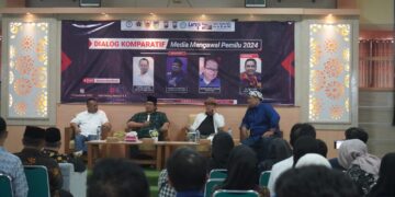 PWI Kediri Gelar Dialog Komparatif,angkat tema”Peran Media Kawal Pemilu 2024