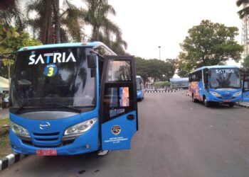 Tingkatkan Layanan Angkutan Umum, Dishub Kota Kediri Tambah Dua Armada Bus Satria