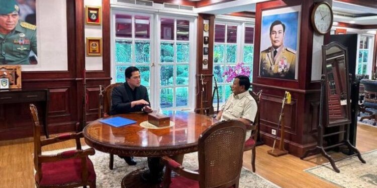 All Out Menangkan Prabowo-Gibran, Kenegarawanan Erick Thohir Dipuji