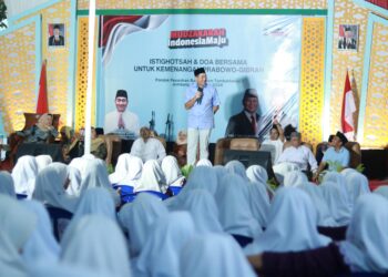 Jahit Suara Jatim, M Lutfi Yakinkan Ponpes Tambakberas Menangkan Prabowo-Gibran Sekali Putaran