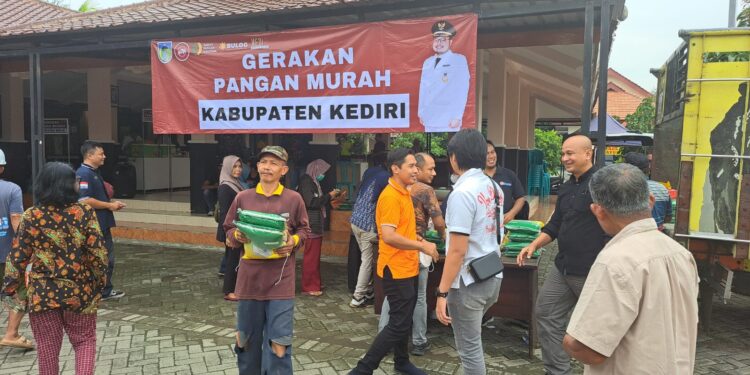 Satgas Pangan Polres Kediri Pantau Harga Sembako Di Kabupaten Kediri