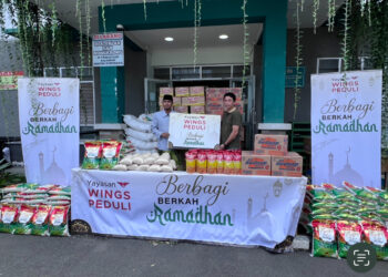 Yayasan Wings Peduli Beikan Paket Sembako Di Ponpes LIrboyo Kediri