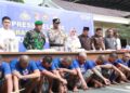Ratusan Tersangka Kejahatan Diamankan Oleh Polres Kediri 