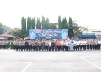 Apel Ops Ketupat Semeru 2024, Polres Kediri Prioritas Rawan Kepadatan Mengkreng Dan Kandangan
