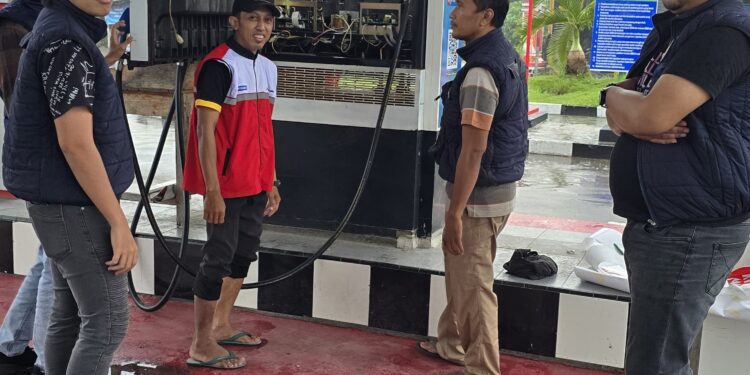 Polisi Kediri Sidak SPBU dan Pastikan Pasokan BBM Aman Untuk Warfa Kediri