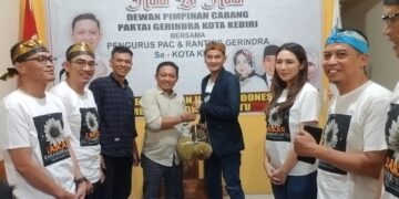Reza Darmawan Mendaftar sebagai Bakal Calon Walikota Kediri di Partai Gerindra