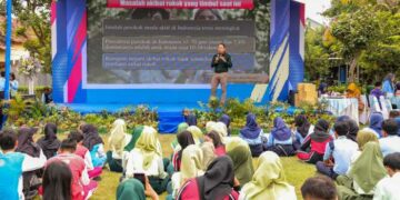 Edukasi pelajar akan bahaya rokok (dok Pemkot Kediri)