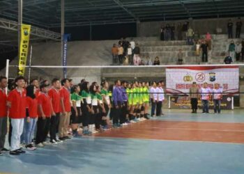 Turnamen bola voli polres Kediri