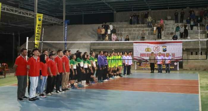 Turnamen bola voli polres Kediri