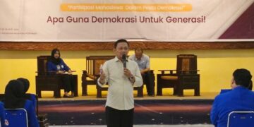 Dihadapan Mahasiswa UNP, Wakil Ketua DPRD Kota Kediri, Katino : Siap Bertarung di Pilwali Kota Kediri 2024