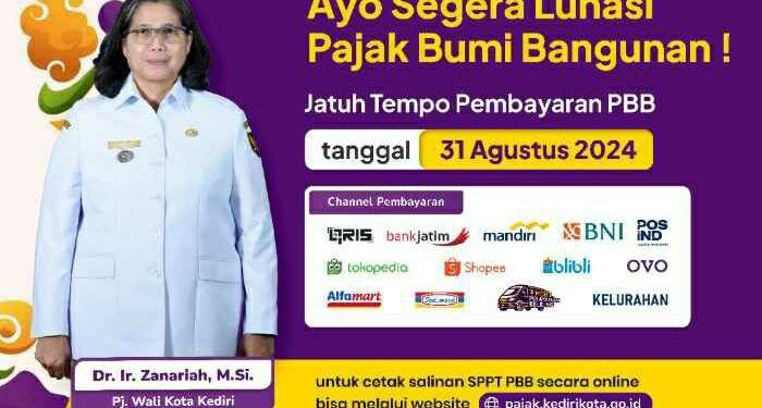 Mendekati Tenggat Pembayaran PBB, BPPKAD Kota Kediri Ingatkan Wajib Pajak Segera Tunaikan Kewajiban