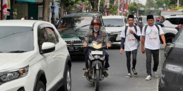 Tuntaskan Nazar, Kader dan Relawan Katino-Zidna Berjalan Kaki Temui Prabowo