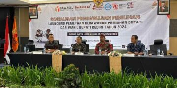 Lakukan Pemetaan, Bawaslu Kabupaten Kediri Waspadai Kerawanan di Pilkada Serentak 2024