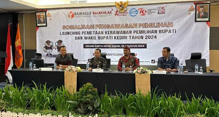 Lakukan Pemetaan, Bawaslu Kabupaten Kediri Waspadai Kerawanan di Pilkada Serentak 2024