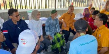 Untuk Kota Kediri Lebih MAPAN, Tukang Becak, Ojek dan PKL Stasiun Dukung Vinanda-Gus Qowim