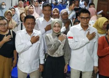 Untuk Kota Kediri Lebih MAPAN, Tukang Becak, Ojek dan PKL Stasiun Dukung Vinanda-Gus Qowim