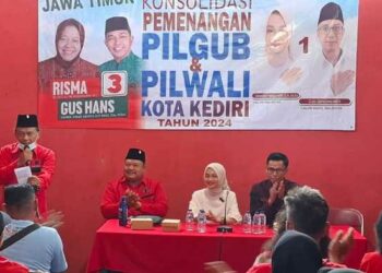 Kader PDI Perjuangan Kota Kediri Antusias Menangkan Mbak Vinanda