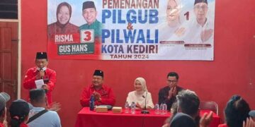 Kader PDI Perjuangan Kota Kediri Antusias Menangkan Mbak Vinanda