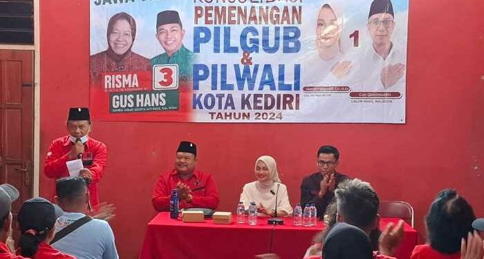 Kader PDI Perjuangan Kota Kediri Antusias Menangkan Mbak Vinanda