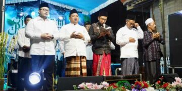 Mas Dhito Ajak Jamaah Sholawat Doakan Kebaikan Untuk Kabupaten Kediri