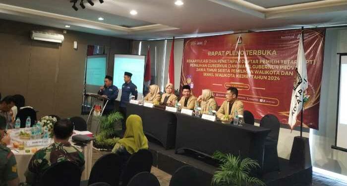 KPU Kota Kediri Tetapkan DPT Pilkada Serentak 2024, Berikut Jumlahnya