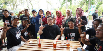 Seruan Lanjutkan Sambut Kedatangan Mas Dhito di Kampanye Perdana