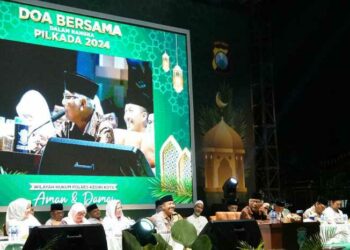 Polres Kediri Kota Gelar Doa Bersama, Ikhtiar Pilkada Kota – Kabupaten Kediri Aman dan Damai