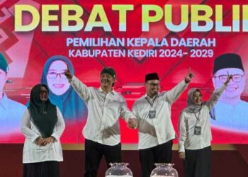 Debat Publik Pilkada Kediri, Kedua Paslon Paparkan Visi Misi – Program Untuk Menangkan Hati Pemilih