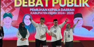 Debat Publik Pilkada Kediri, Kedua Paslon Paparkan Visi Misi – Program Untuk Menangkan Hati Pemilih