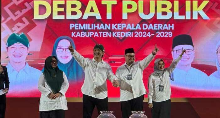 Debat Publik Pilkada Kediri, Kedua Paslon Paparkan Visi Misi – Program Untuk Menangkan Hati Pemilih