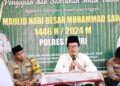 Saat Polres Kediri menggelar Peringatan Maulid Nabi Muhammad SAW, Berharap Pilkada Damai